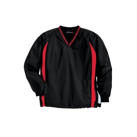 Sport-Tek ®  Tall Tipped V-Neck Raglan Wind Shirt. TJST62