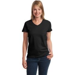 Hanes ®  Ladies ComfortSoft ®  V-Neck T-Shirt. 5780