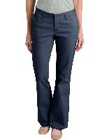 DICKIES WOMENS SLIM BOOT STRETCH TWILL PANT - REGULAR. FP121.